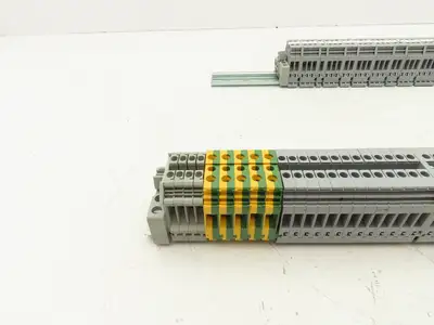 Entrelec Terminal Block DIN Rail Lot of 140