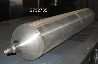 Tank, 1 Gallon, 304L S/st, Pressure, Cylinder, 1800 PSI, #S732735