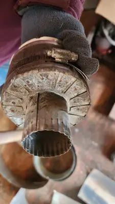 Mixed HVAC Parts and Supplies including Vent Pipes, Elbows, and Fittings