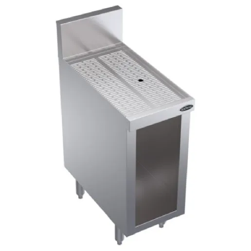 New | in-Stock Krowne Old Stock Krowne KR24-S12 Royal Series 12"L x 24"DSteel Underbar Storage Cabinet With Drainboard Top Underbar Equipment Illinois US | Falcon Restaurant Supply #1375765