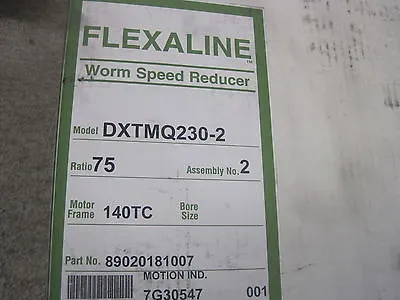 NEW FLEXALINE GROVE GEAR DXTMQ230-2