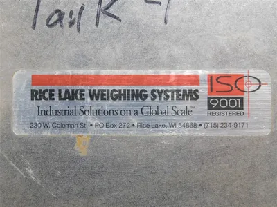 USED RICE LAKE 23126