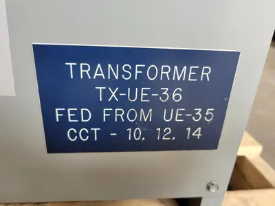 USED HAMMOND POWER SOLUTIONS INC. NMT20K015KBKN