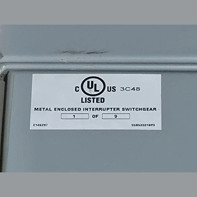 General Electric 5kV Vacuum Contactor Package