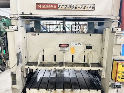 USED 1973 NIAGARA NIAGARA SC2-150-72-48 PRESS