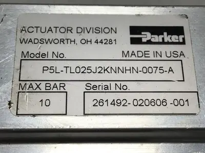 USED PARKER P5L-TL025J2KNNHN-0075-A
