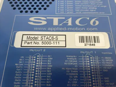 Used Applied Motion Products AC Advanced Microstep Drive Enc. Input 5000-111 Servo Drives Michigan US | Maverick Industrial Sales #1400526