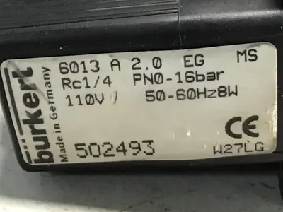 USED BURKERT 502493 6013