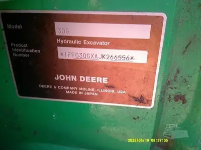 Used 2019 DEERE 30G Excavators New York US | Beck Equipment #1509313