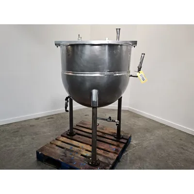 Used 100 Gallon Stainless Steel Jacketed Kettle