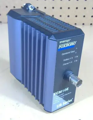 Foxboro FCM10E Comm. 10Mbps Coaxial Ethernet - 2Mbps Fieldbus P014YM Ser I/A 3H
