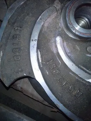 Impeller for Goulds pump, 6 vane open