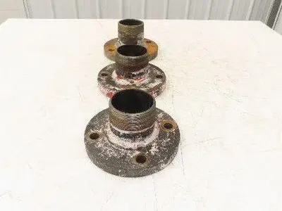 Weldbend 3" Butt Weld Flange x 3" NPT Pipe Nipple 4"Height #150  Lot of 3