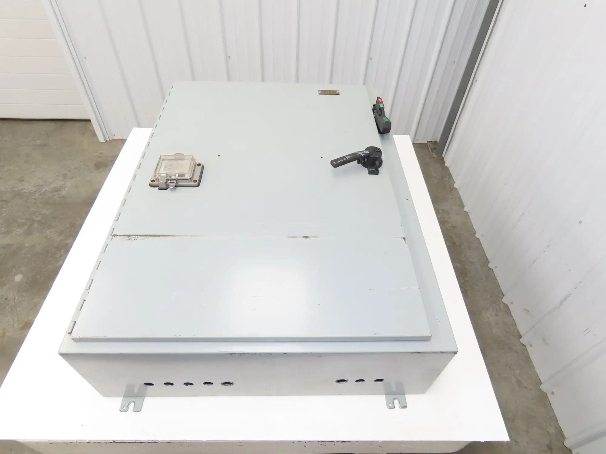 Hoffman A42SA3212 Electrical Enclosure 42x32x10" 30A Disconnect Backpanel JIC