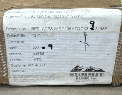 NEW SUMMIT 96M101G-316SS