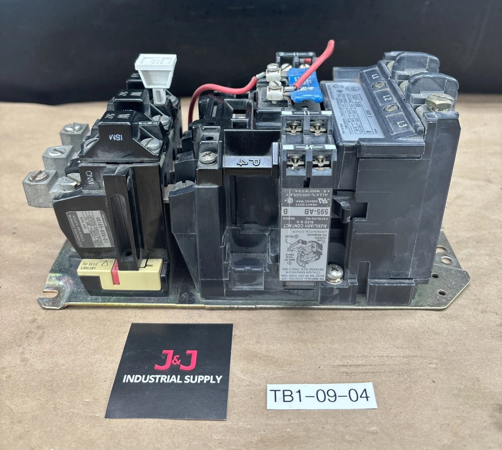 New | in-Stock Allen-Bradley 509-C0D/A Starters Indiana US | J&J Industrial Supply #1354030