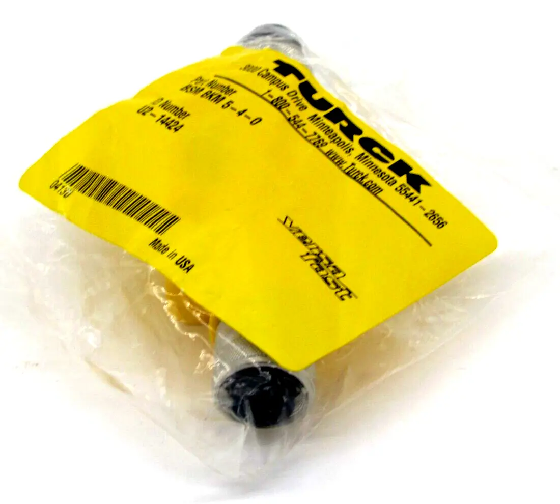 NEW TURCK BSM BKM 5-4-0 CORDSET ADAPTER U2-14424 BSMBKM540