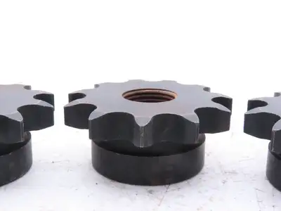Martin 60B11 #60 Roller Chain Sprocket 11-Tooth 1" Threaded Bore  Lot of 3