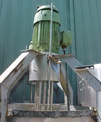 USED HILL MIXER TANK MOUNTED 25 HP HOMOG HOMOGENIZER