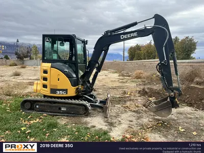 Used 2019 DEERE 35G Crawler Excavators - Mini Utah US | Proxy Equipment #1379854