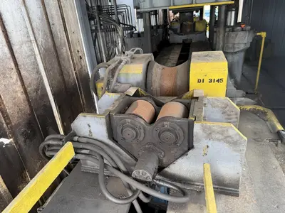 2000 TON HEAVY DUTY 4-POST HYDRAULIC PRESS, USED FOR STRAIGHTENING PIPE & BAR: YOBRO #25137