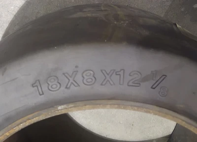 🔥1 NEW 18x7x12 1/8 Press On Tire Forklift Tires