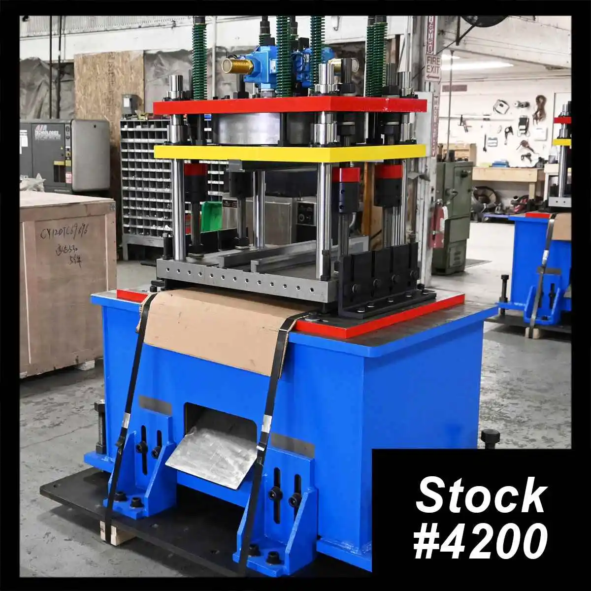 New 30 Ton x 3″ UCG 4-Post Pneumatic Cut-Off Press