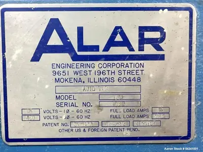 USED ALAR ENGINEERING AUTO VAC 640