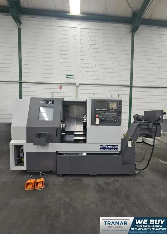 Used 2011 SAMSUNG SL20/500 CNC Lathes Michigan US | Tramar Industries #546937