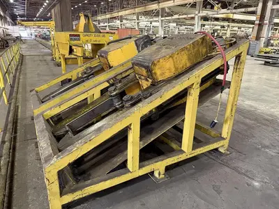40 Ton Bradley Adjustable Telescoping Coil Lifting Grab Tongs