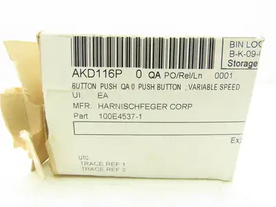 P&H Harnischfeger 100E 4537-1 Two Speed Pushbutton Extended Head 125 VAC