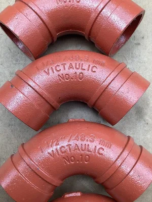 Victaulic Firelock 90°; No. 10 Grooved Elbow Fitting