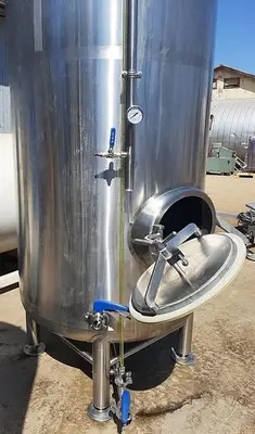 Tank, 465 Gallon, S/st, DT/DB, 15 BBL Brite Tank #S744755