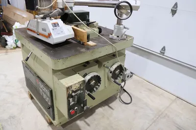 Used SCMI T160 Tilting Spindle Shaper w/ Power Feed Woodworking Shapers Ohio US | Longtown Joinery LLC #1266892