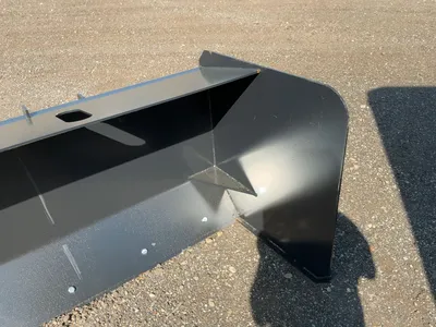 New JCT 84” Snow Pusher Box Blade Skid Steer Attachment, Universal Quick Attach, Welded on Metal Sho...