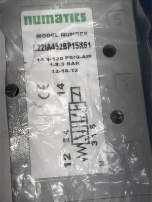 New | in-Stock ASCO NUMATICS L22IA452BP15K61 PLC Processors Indiana US | J&J Industrial Supply #1411557