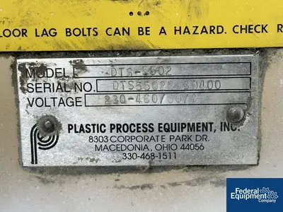 USED Plastic Process Equipment Plastic Process Equipment Drum Mixer, Model DTS-5502
