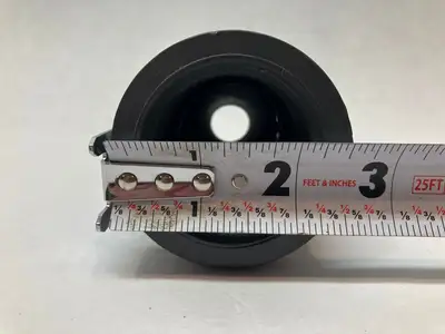 USED CELANESE 1-1/2" X 1/2" REDUCER BUSHING FLUSH STYLE PVC-I NSF 3-3/8" OAL