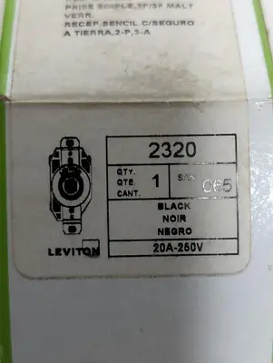New | in-Stock LEVITON 2320 Miscellaneous Equipment (Electrical & Power) Ohio US | Surplus Asset Holdings #1399373