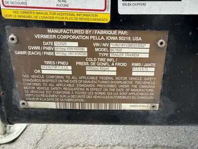 Used 2021 VERMEER BC1500 Wood Chippers Utah US | Global Remarketing #1285966