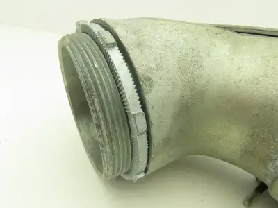 NA Metallic Flex Squeeze Connector 4" 90° Elbow Zinc Die Cast