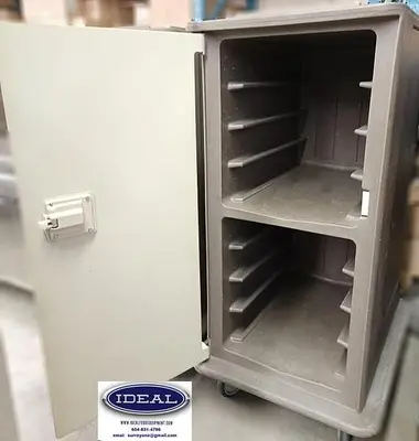 Mobile Cambro hot or cold  food transporters - 2 available