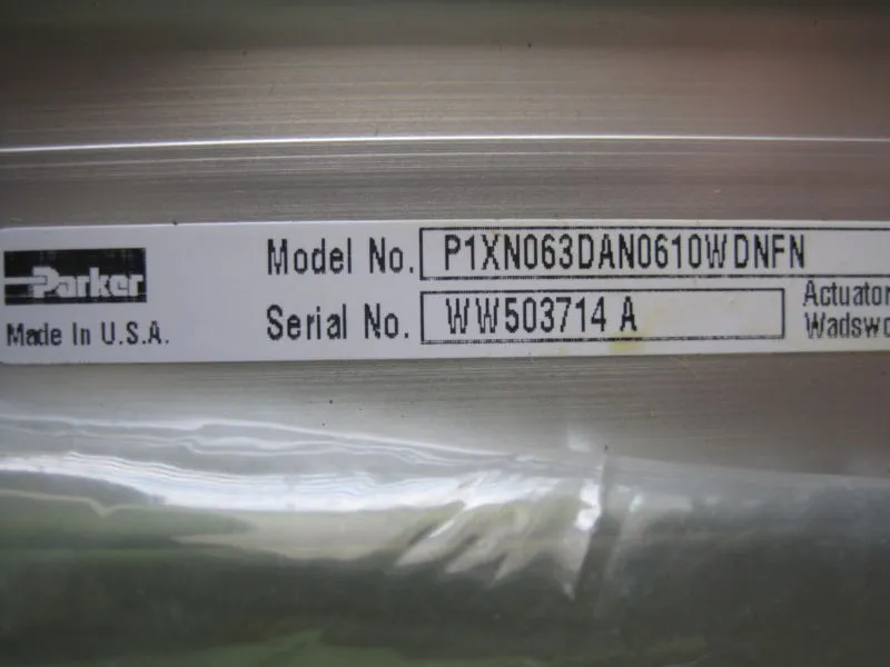 NEW PARKER P1XN063DAN0610WDNFN ACTUATOR