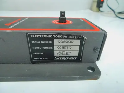 Used SNAP ON QC1ETT10 Inspection Machines Texas US | Aucto #1459903