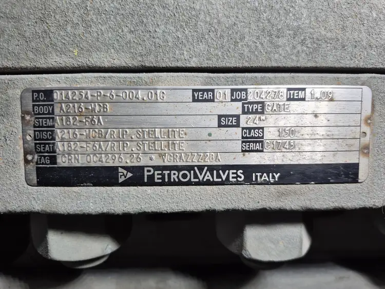 Used 2001 PETROLVALVES 1.09 Valves/Fittings British Columbia CA | Lenmark #479223