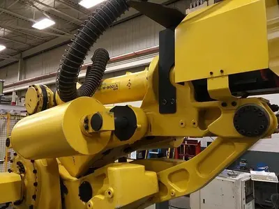 Used 2012 FANUC M900IA/600 6 AXIS CNC ROBOT WITH R30IA & 15' 7TH AXIS TRACK Robots | Harbor Machinery Inc. #1283294