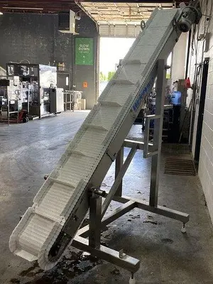 NEW 2005 WEIGHPACK INCLINED INFEED CONVEYOR