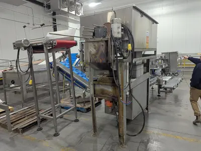 Andgar Tray Washer with Infeed & Outfeed Conveyors