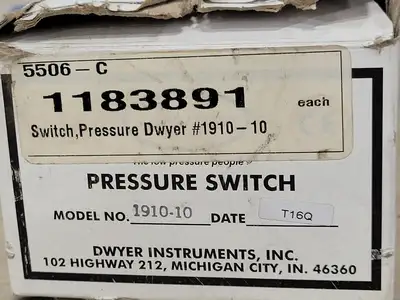 NEW DWYER INSTRUMENTS 1910-10