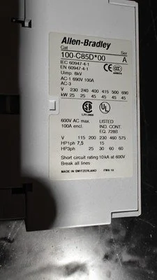 USED ALLEN BRADLEY 100-C85D00